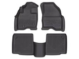 HUSKY LINERS WEATHERBEATER BLACK FRONT AND REAR FLOOR LINERS ; 15-19 EXPLORER