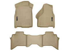 Husky Liners Front Floor Liners — 2002-2008 Dodge Ram 1500, Tan
