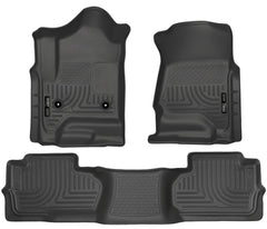 Husky Liners Front Floor Liners — 2014-2018 Chevrolet Silverado 1500