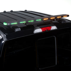 Putco 48In Tri Hornet LED Rooftop Strobe Light Bar Amber/Green/White (950348)