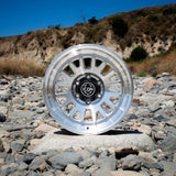 ICON Alloys Anza, Silver Machined, 17 x 8.5 / 5 x 150, 25mm Offset, 5.75" BS