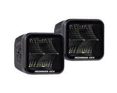 Ironman 4x4 2.8" LED Cube Light (Flood Beam, Clear) (ILED20BFK)