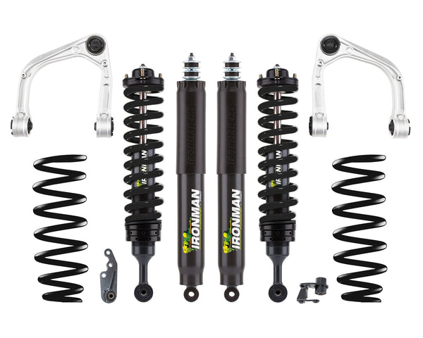 Ironman 4x4 Ensemble de rehaussement de suspension Foam Cell Pro, Stage 2 — 2023+ Toyota Sequoia (TOY086ABKP1S2P-B)