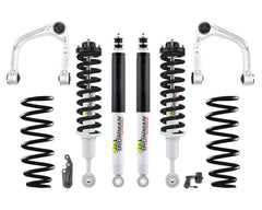 Ironman 4x4 Nitro Gas Prebuilt Coilover Kit - Black Coils -Toyota Tundra (2022+) (TOY085BB1KGS2P-B)