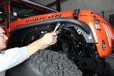 Kentrol/Fishbone Offroad 2007-2018 Wrangler Aluminum Tube Fenders Black Textured Powder Coat