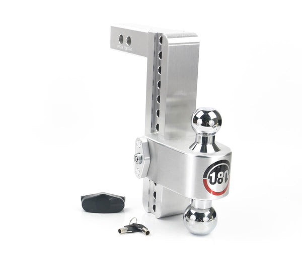 Weigh Safe Attelage à dénivellation de 10 po, tige de 2 po (CTB10-2)