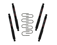 Component Box for Skyjacker 4" Lift Kit — with 4 Blk M — 1976-1983 Jeep CJ5; 1976-1986 Jeep CJ7; 1981-1985 Jeep Scrambler (J41BB)