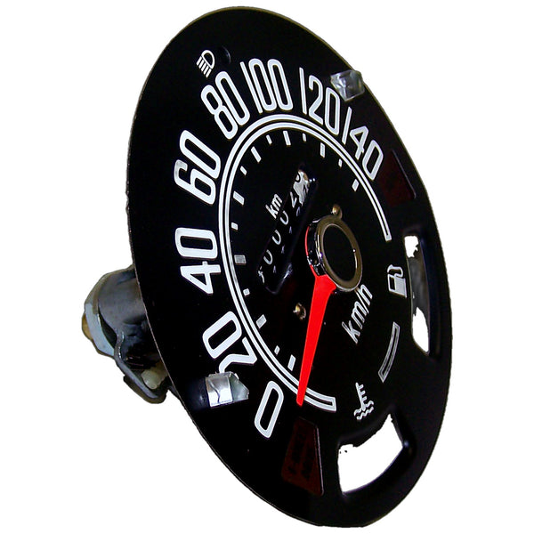 Crown Automotive Speedometer — Amber, Black, White