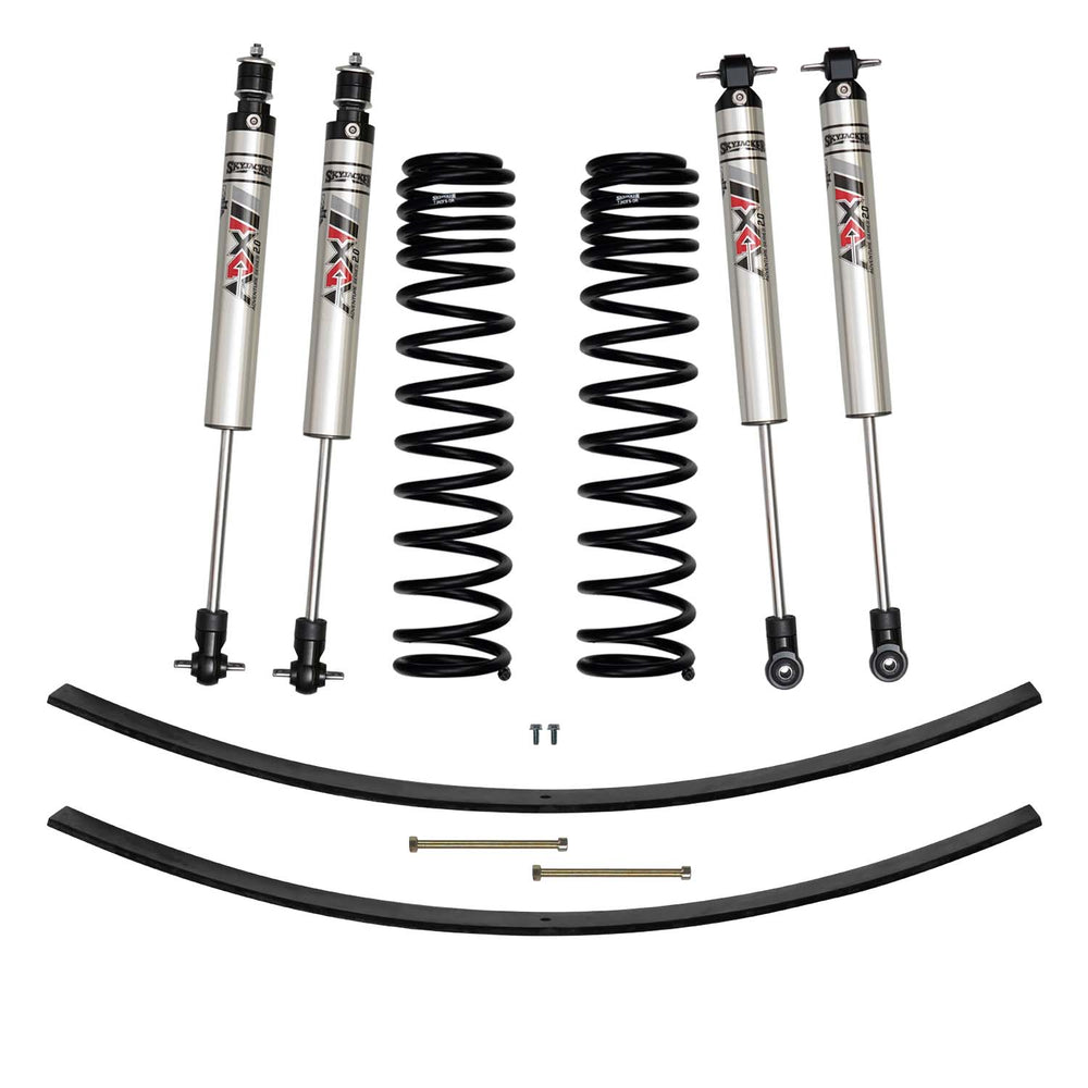 Skyjacker 3 in. Suspension Lift Kit With ADX M2.0 Aluminum Monotube Shocks. — Front (JC301BKXMLT)