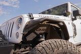 DV8 Offroad 2007-2018 Jeep Wrangler JK Front Inner Fenders (INFEND10FB) — view 2