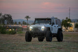 DV8 Offroad 1997-2018 Jeep Wrangler Led Headlights with Angel Eyes Pair with Antiflickers