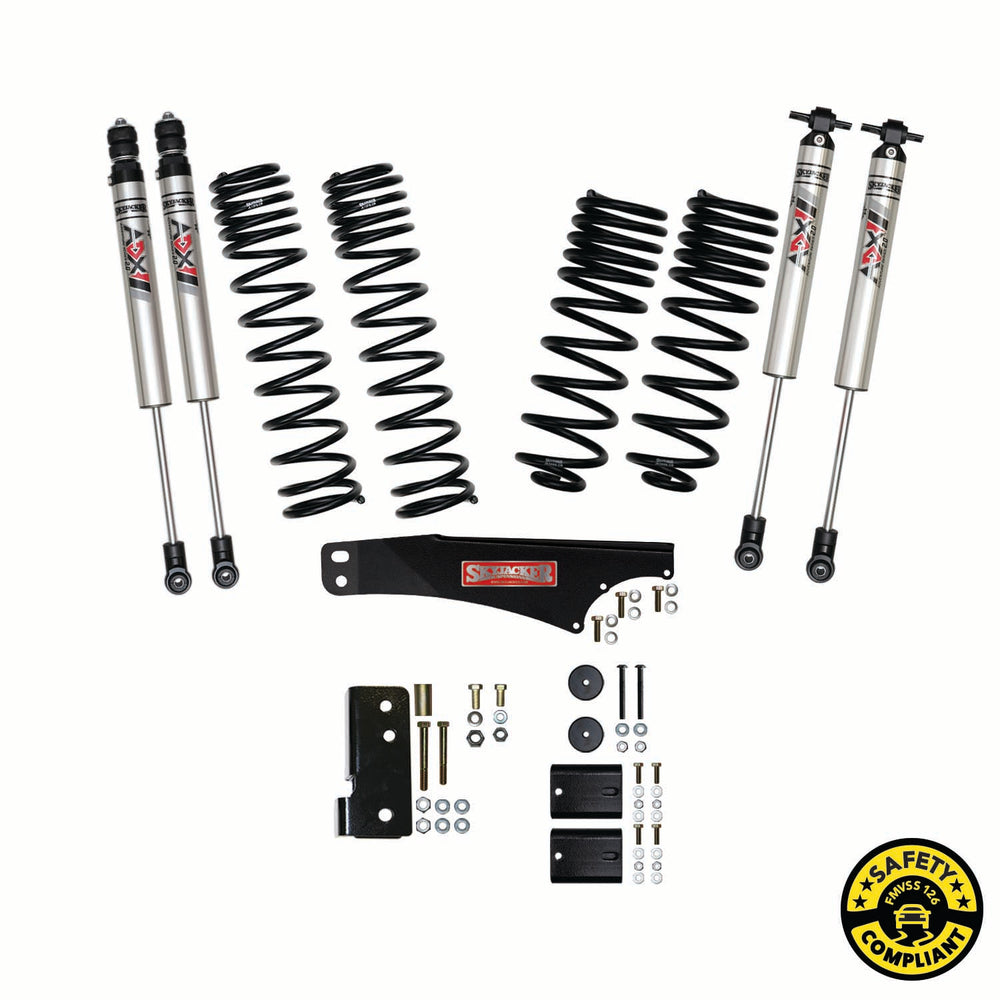 Skyjacker 2.5 in. Suspension Lift Kit With ADX M2.0 Aluminum Monotube Shocks. — Rear (JK25BKXMLT)