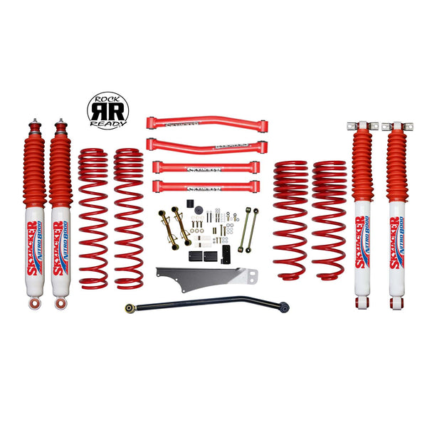 Skyjacker 4 In. Rock Ready® Suspension Lift Kit With Nitro 8000 Shocks.