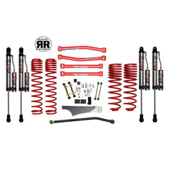 Skyjacker 4 In. Rock Ready® Lift Kit With ADX 2.0 Remote Reservoir Monotube Shocks.
