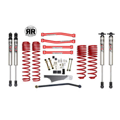 Skyjacker 4 In. Rock Ready® Lift Kit With ADX M2.0 Aluminum Monotube Shocks.