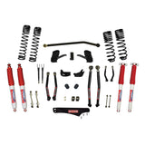 Skyjacker - 4 Inch Dual Rate Long Travel Long Arm Suspension Lift Kit/Nitro 8000 Shocks - JK40LKLT-SX-N