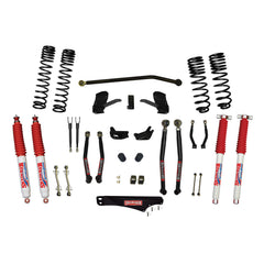 Skyjacker - 4 Inch Dual Rate Long Travel Long Arm Suspension Lift Kit/Nitro 8000 Shocks - JK40LKLT-SX-N