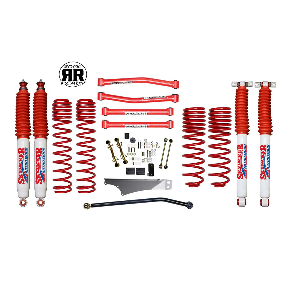 Skyjacker 5 In. Rock Ready® Suspension Lift Kit With Nitro 8000 Shocks.