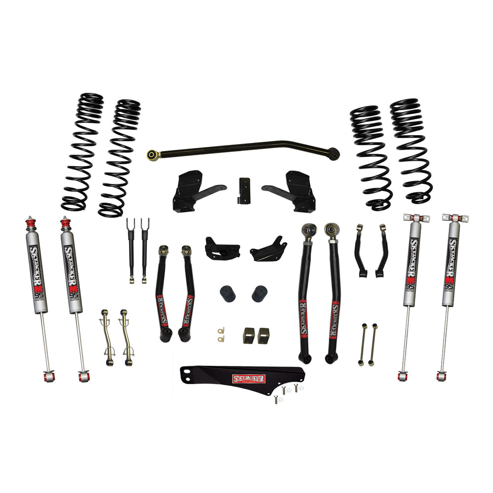 Skyjacker - 5 Inch Dual Rate Long Travel Long Arm Suspension Lift Kit/M95 Monotube Shocks - JK50LKLT-SX-M