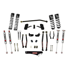 Skyjacker - 5 Inch Dual Rate Long Travel Long Arm Suspension Lift Kit/M95 Monotube Shocks - JK50LKLT-SX-M