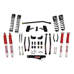 Skyjacker - 7 Inch Dual Rate Long Travel Long Arm Suspension Lift Kit/Hydro 7000 Shocks - JK70LKLT-SX-H