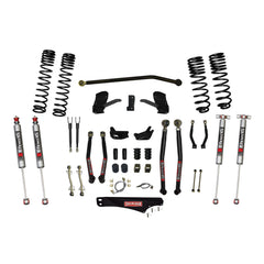Skyjacker - 7 Inch Dual Rate Long Travel Long Arm Suspension Lift Kit/M95 Monotube Shocks - JK70LKLT-SX-M
