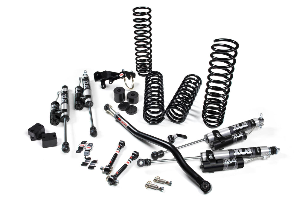 JKS Manufacturing 3.5" Lift Kit | J-Venture | 07-18 Jeep Wrangler JK (4 Door) — 3" (JSPEC100KFR)