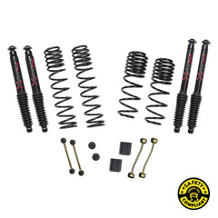 Skyjacker Suspension 2018+ 2 Dr Rubicon Jeep Wrangler JL 2.5 Coils with Black Max