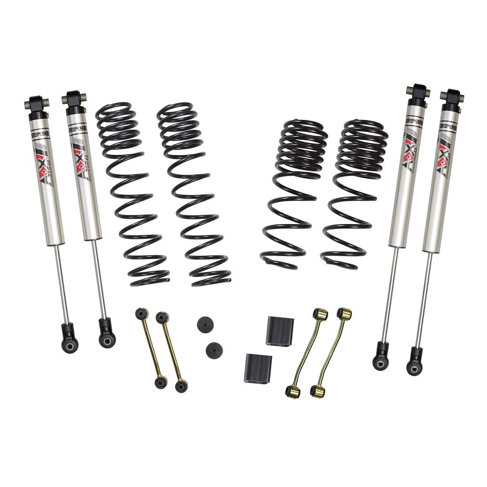 Skyjacker 2.5 in. Suspension Lift Kit With ADX M2.0 Aluminum Monotube Shocks. (JL25EBKXMLT)