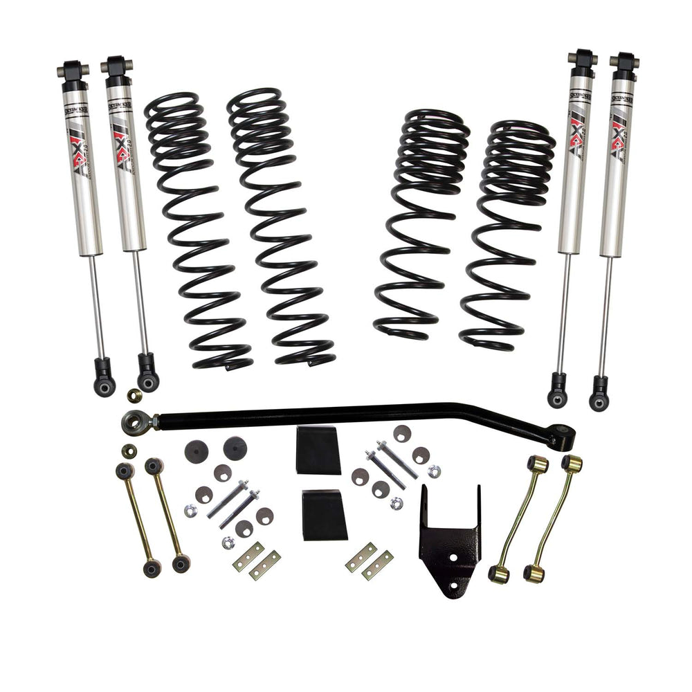 Skyjacker 3.75 in. Suspension Lift Kit With ADX M2.0 Aluminum Monotube Shocks. — Front (JL37EBKXMLT)