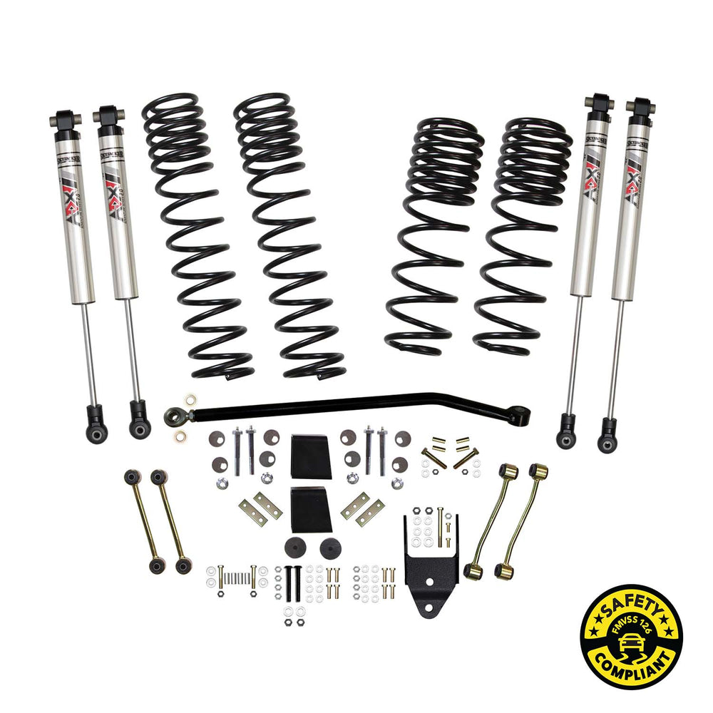 Skyjacker 4 in. Suspension Lift Kit With ADX M2.0 Aluminum Monotube Shocks. — Front (JL40BKXMLT)