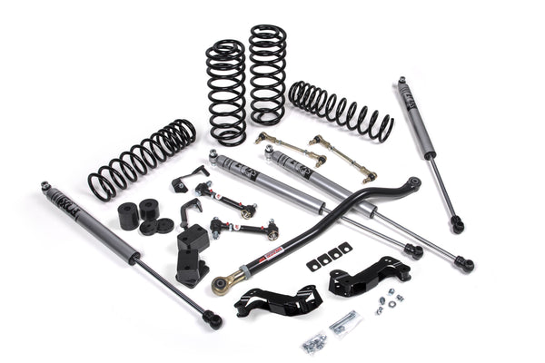 JKS Manufacturing 3.5" Lift Kit | J-Kontrol | Jeep Wrangler JL 4xe | 4 Door — Front (JSPEC204PES)