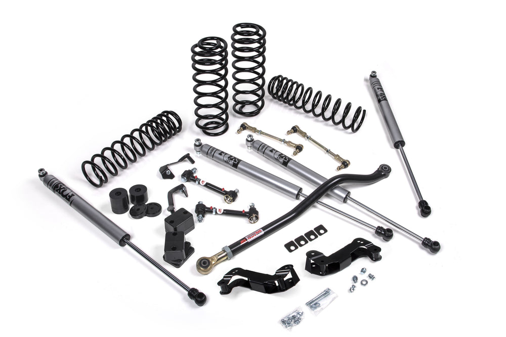 JKS Manufacturing 3.5" Lift Kit | J-Kontrol | Jeep Wrangler JL 4xe | 4 Door — Front (JSPEC204PS)