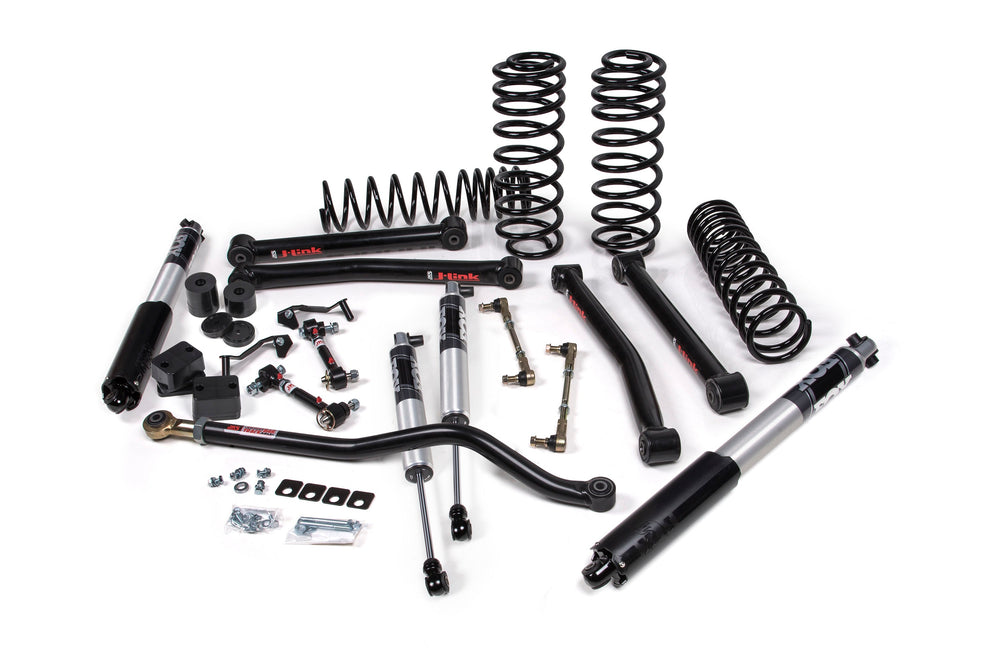 JKS Manufacturing 3.5" Lift Kit | J-Konnect | 2018-2026 Jeep Wrangler JL 4-Door — Front (JSPEC123PS)