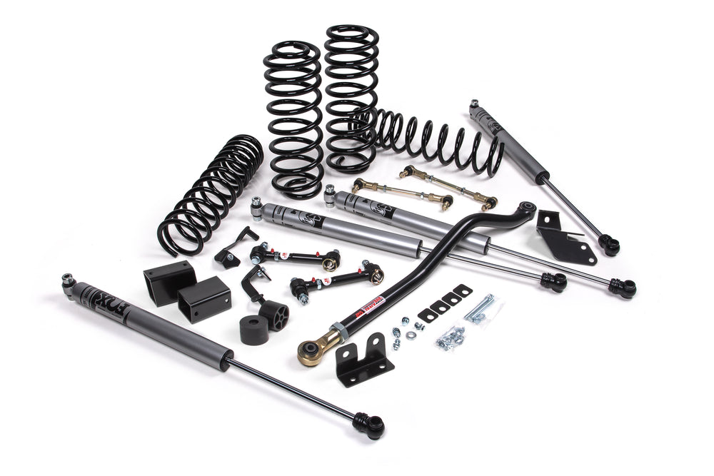 JKS Manufacturing 3" Lift Kit | J-Venture | Wrangler JL RHD 2-Door — Front (JSPEC207KFA)