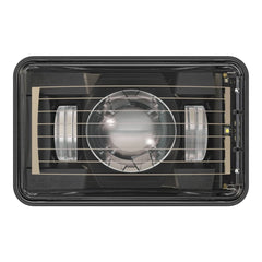 J.W. Speaker 8800EV2 4X6 LED Low Beam Heated Headlight with Black Bezel