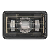 8800EV2 4X6 LED HIGH BEAM HEATED HEADLIGHT WITH BLACK BEZEL