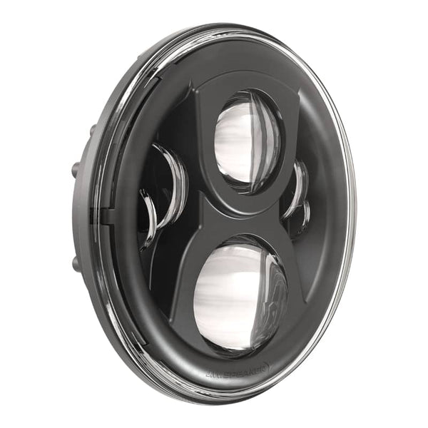 J.W. Speaker 8700-EV2 7" Black Round LED Headlight
