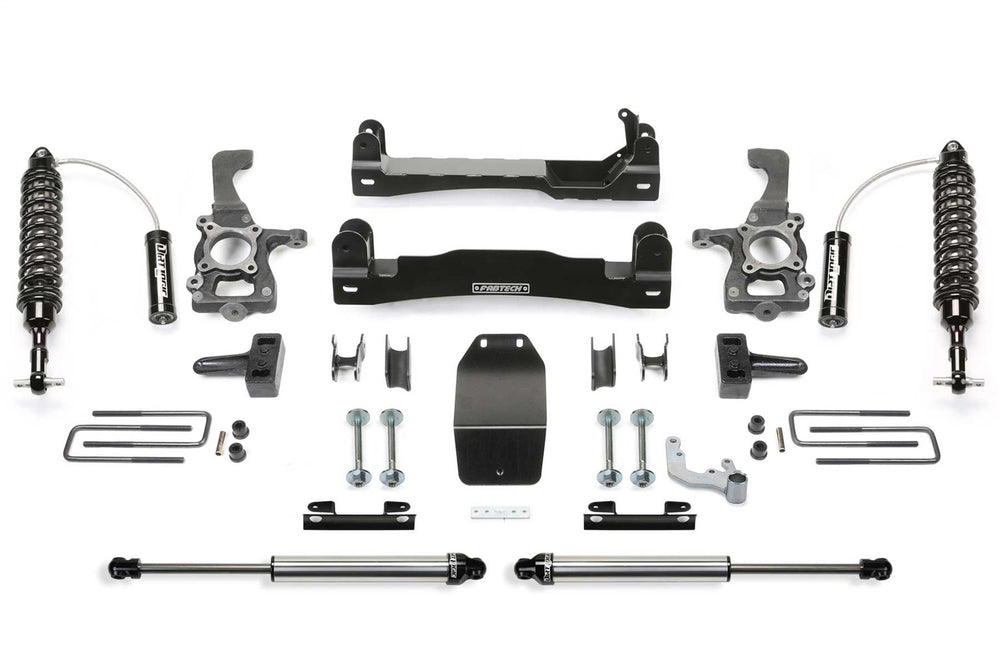 Fabtech Performance Lift System w/Shocks — 4" Lift — 2015-2020 Ford F-150 (K2196DL)