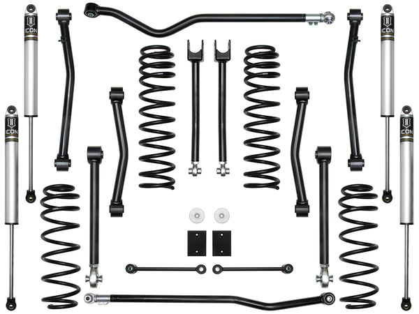 ICON 2018-2022 Jeep JL Wrangler, 2.5" Lift, Stage 4 Suspension System