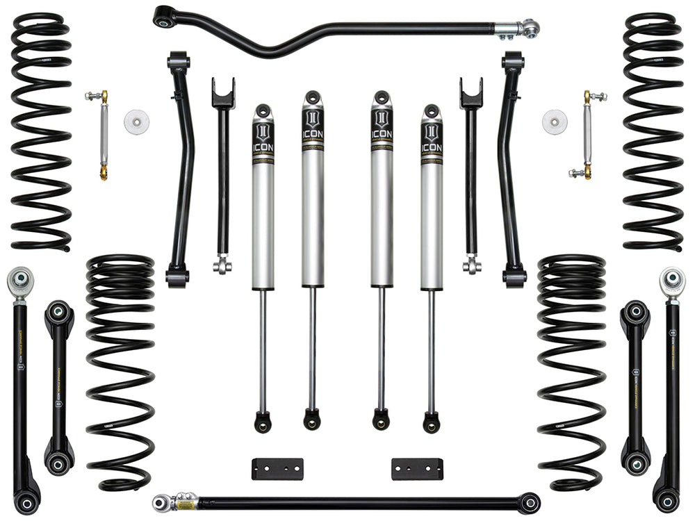 ICON 2020-2022 Jeep Gladiator, 2.5" Lift, Stage 5 Suspension System, Tubular UCA