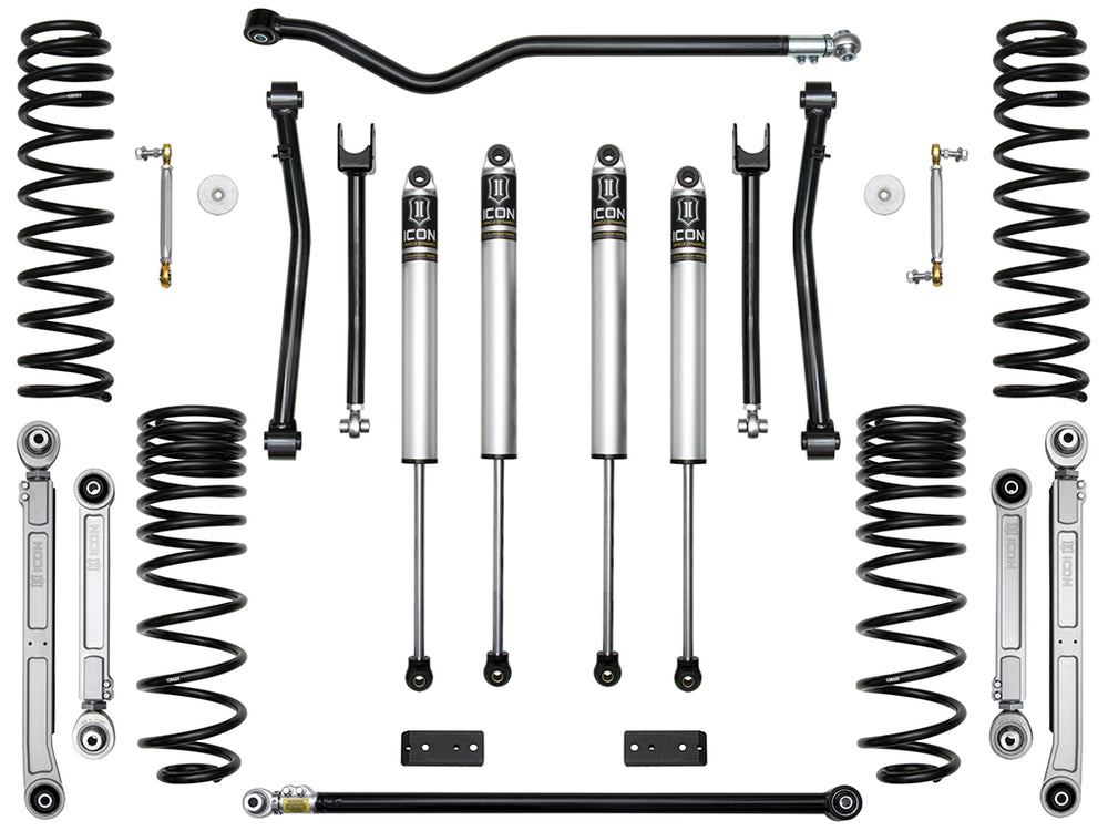 ICON 2020-2022 Jeep Gladiator, 2.5" Lift, Stage 5 Suspension System, Billet UCA
