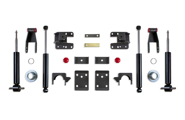 MaxTrac 2"/4" Lowering Kit (STRUTS) — Grey Powdercoat (K331324S)