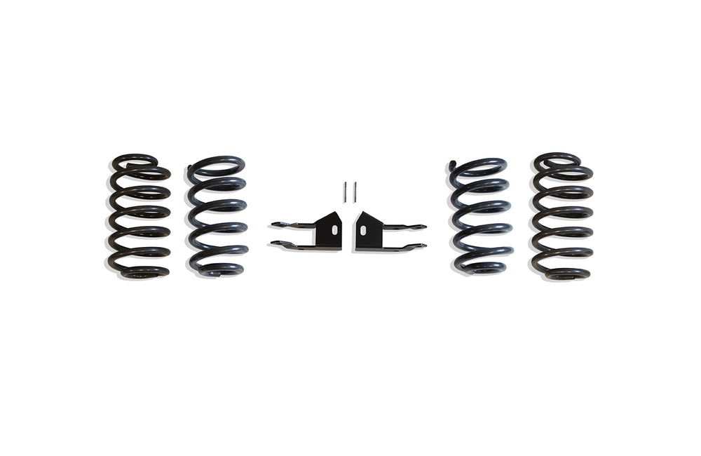 MaxTrac 2"/4" Lowering Kit (COILS, NON MAGNERIDE) — Grey Powdercoat (K331624)