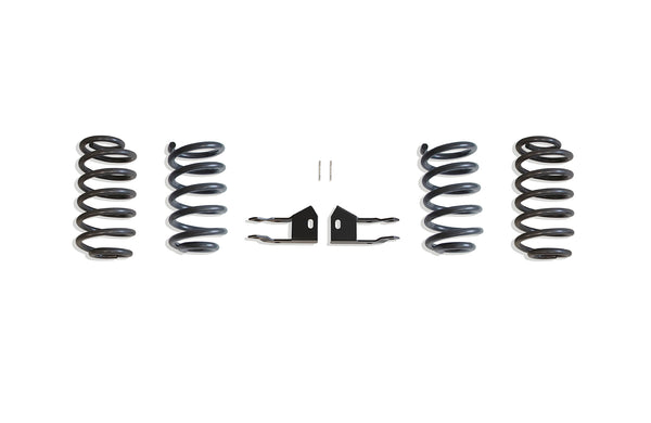 MaxTrac 2"/4" Lowering Kit (COILS, NON MAGNERIDE) — Grey Powdercoat (K331624XL)