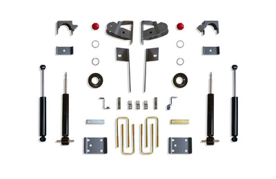 MaxTrac 3"/5" Lowering Kit (STRUTS) — Grey Powdercoat (K331935S)