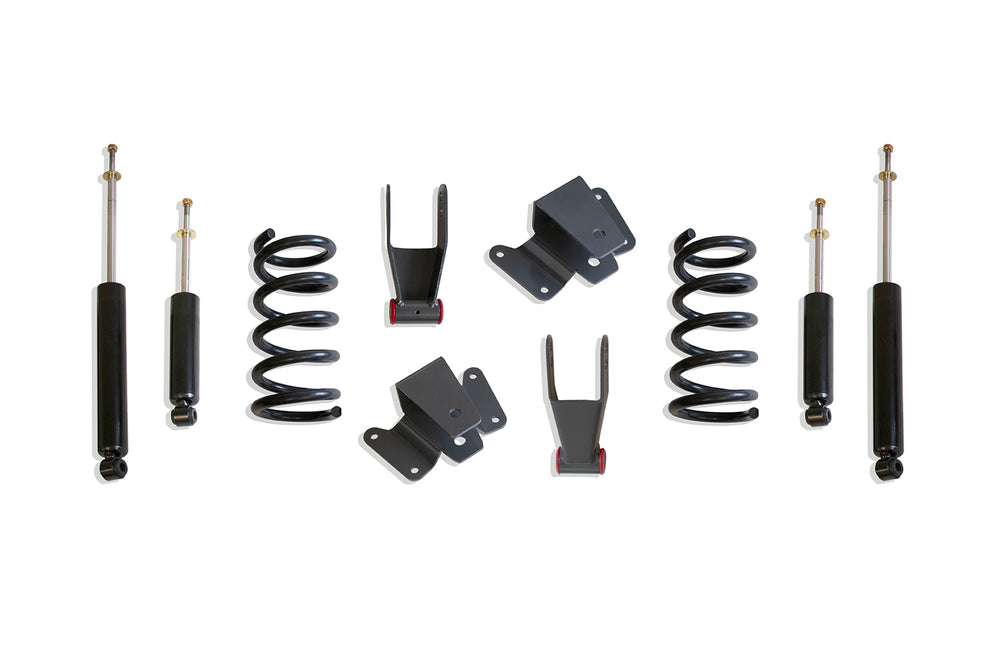 MaxTrac 2"/4" Lowering Kit — Grey Powdercoat — 1997-2003 Ford F-150, 2WD (K333524-6)