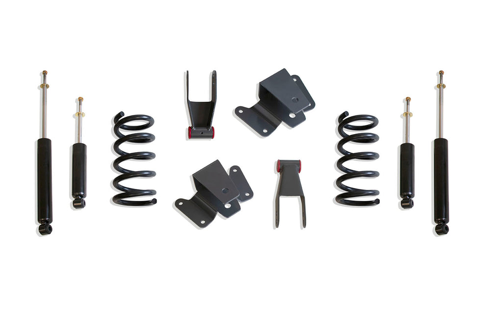MaxTrac 2"/4" Lowering Kit — Grey Powdercoat — 1997-2003 Ford F-150, 2WD (K333524-8)