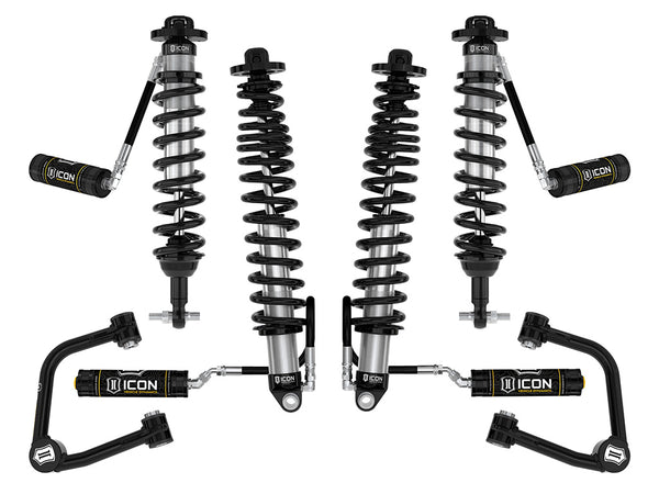 ICON 2021-2026 Ford Bronco, Non-Sasquatch, 3-4" Lift, Stage 4 Suspension System, Tubular