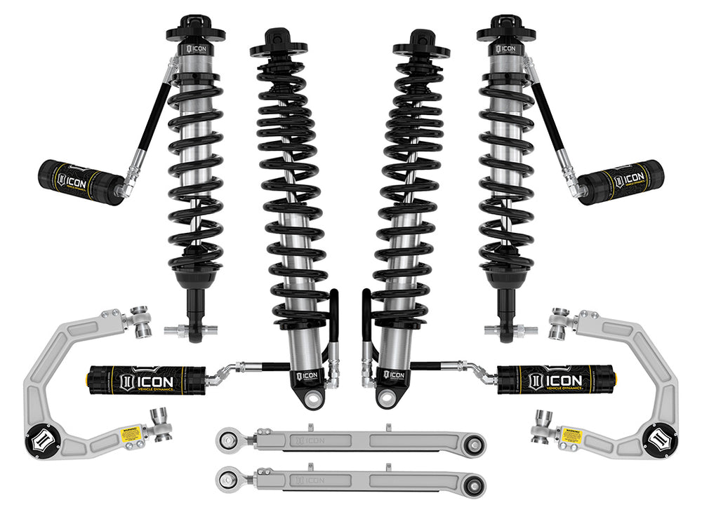 ICON 2021-2026 Ford Bronco, Non-Sasquatch, 3-4" Lift, Stage 5 Suspension System, Billet